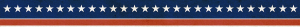 Patriotic American Flag Footer