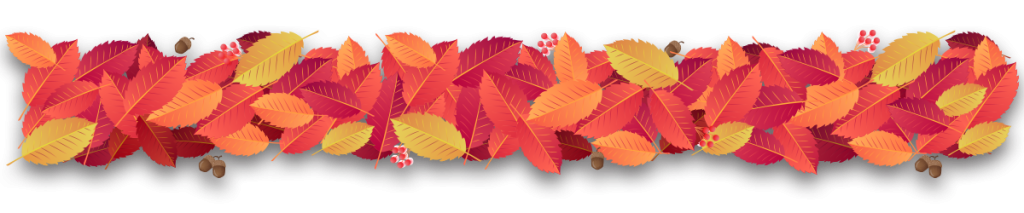 Fall Leaves Footer